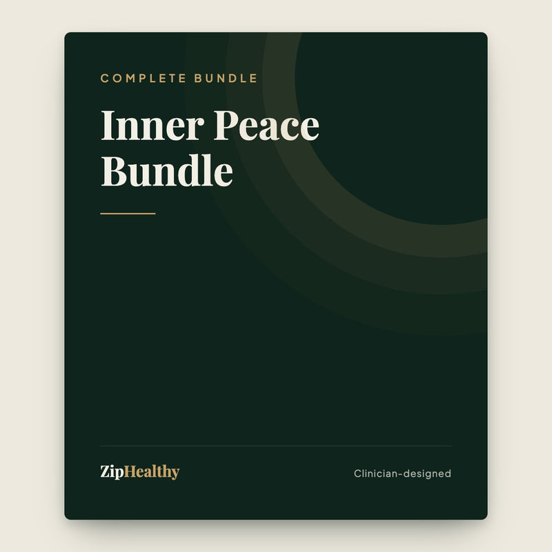 Inner Peace Bundle | Journal + Toolkit + Kit | ZipHealthy
