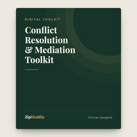 Conflict Resolution & Mediation Toolkit | Therapist-Made