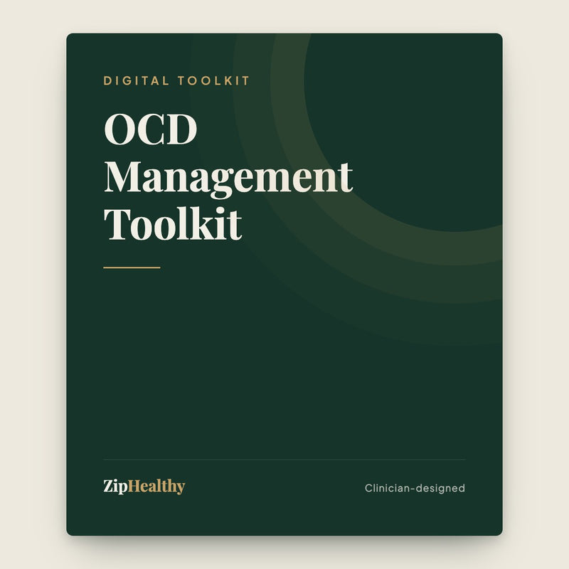 OCD Management Toolkit | ERP & CBT Tools | ZipHealthy